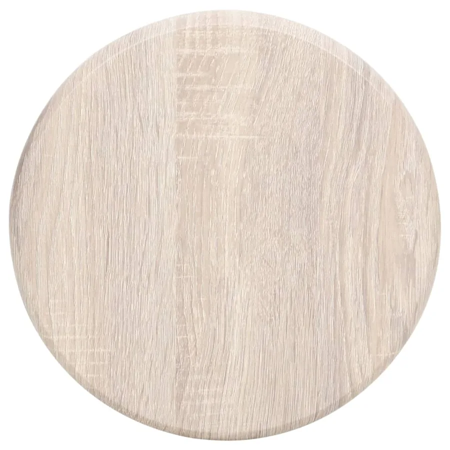 Tabourets de bar lot de 2 noir MDF - 5