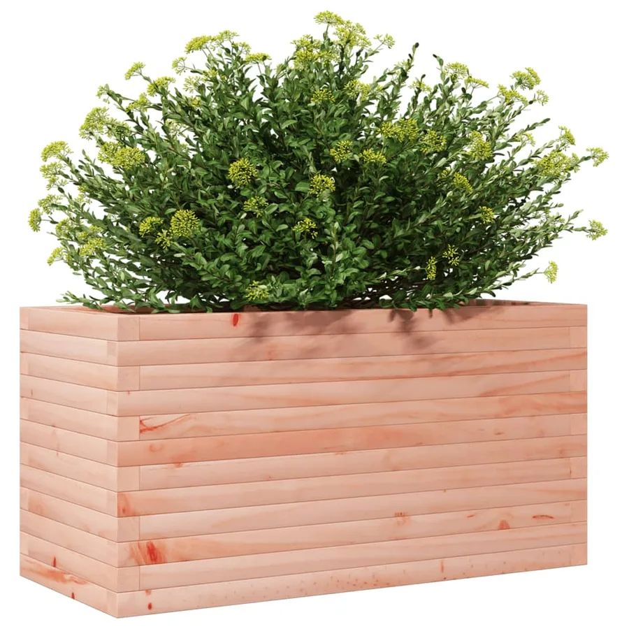 Jardinière 90x40x45,5 cm bois massif douglas - 4