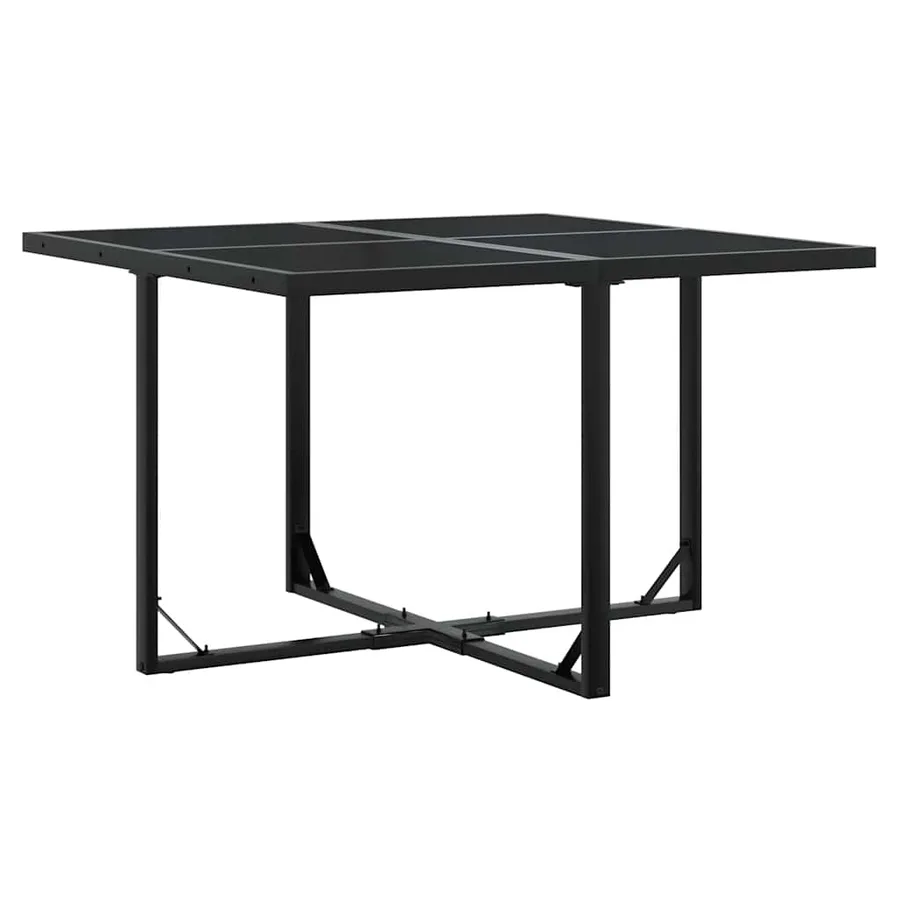 Ensemble à manger de jardin 5 pcs Noir Résine tressée - 3