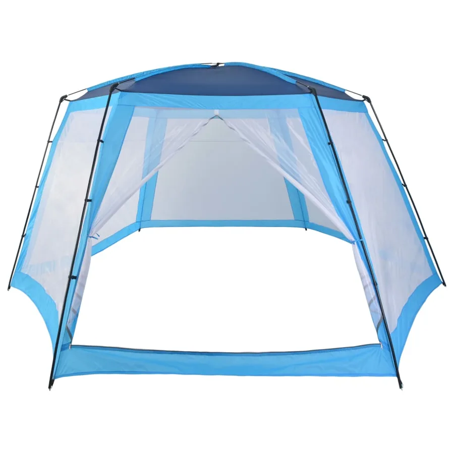 Tente de piscine Tissu 660x580x250 cm Bleu - 3