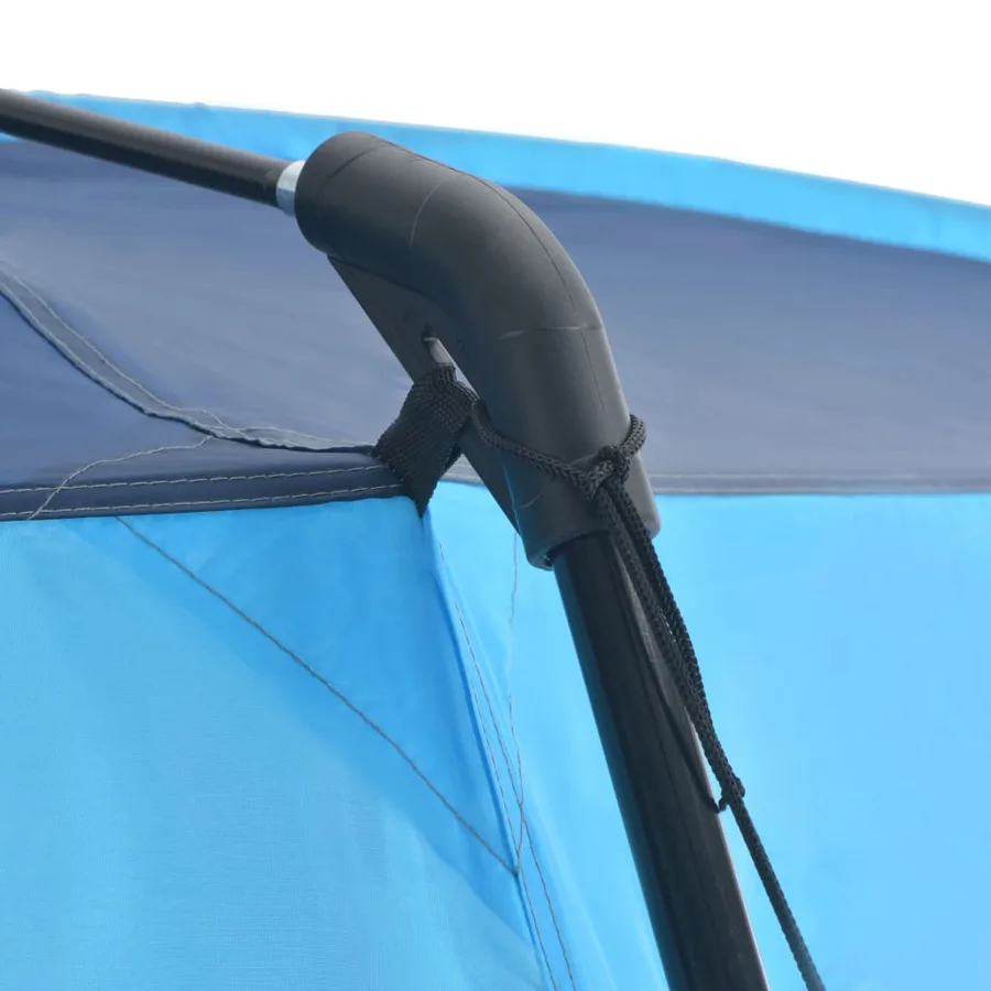 Tente de piscine Tissu 660x580x250 cm Bleu - 4