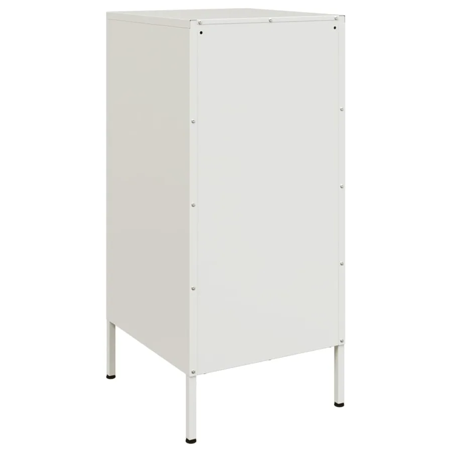 Buffets 2 pcs blanc 36x39x79 cm acier - 9