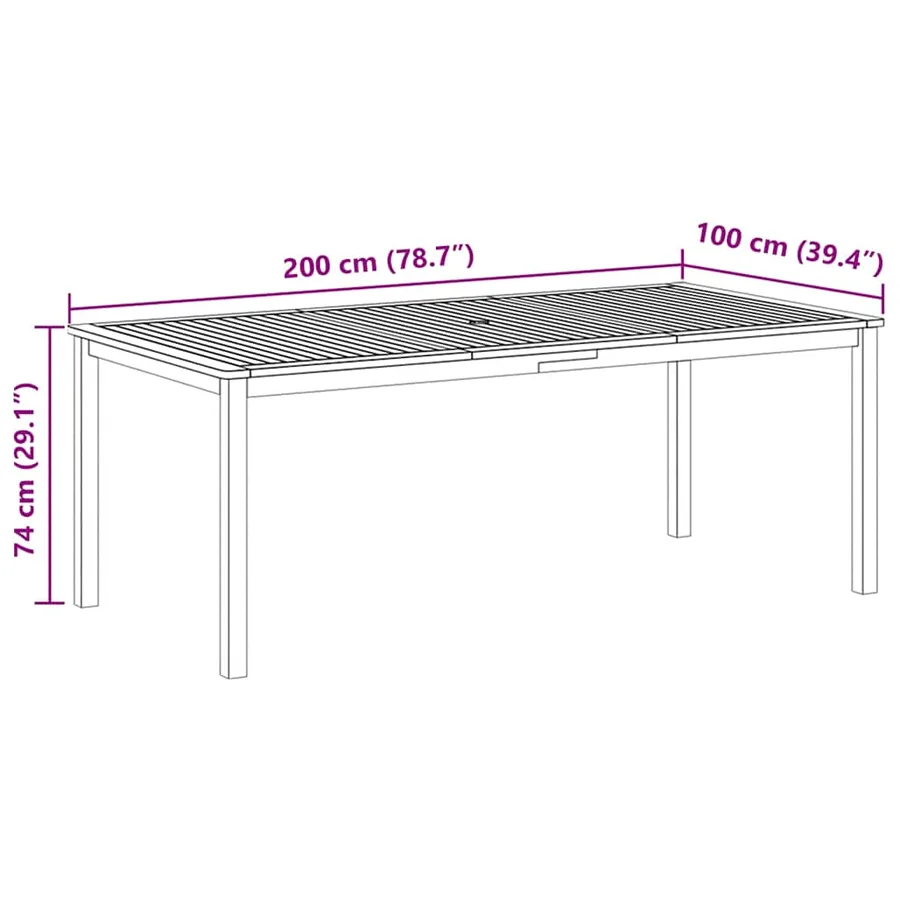 Ensemble à manger de jardin 9 pcs Noir - 11