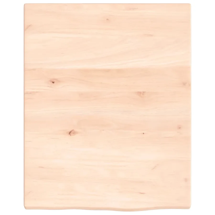 Étagère de vasque murale acier et bois de chêne massif - 8