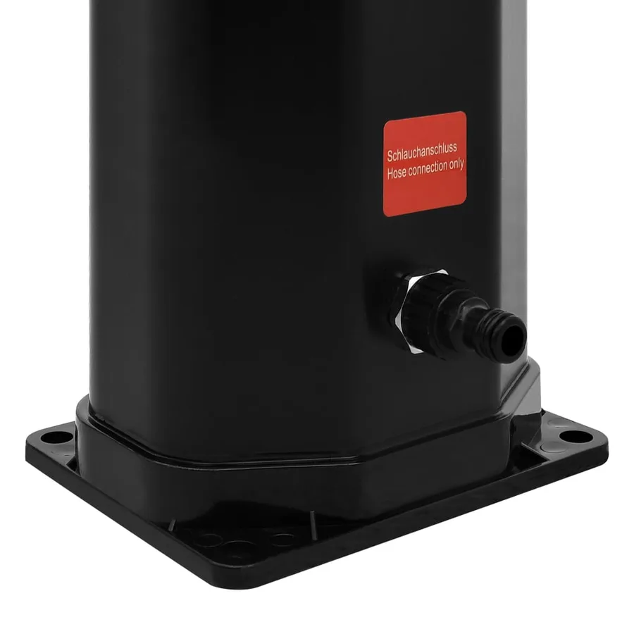 Douche solaire d'extérieur avec pomme de douche et robinet 35 L - 12