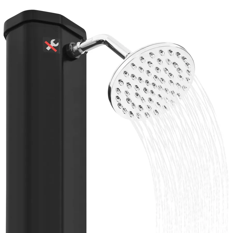 Outdoor solar shower with shower head and tap 35 L - 9