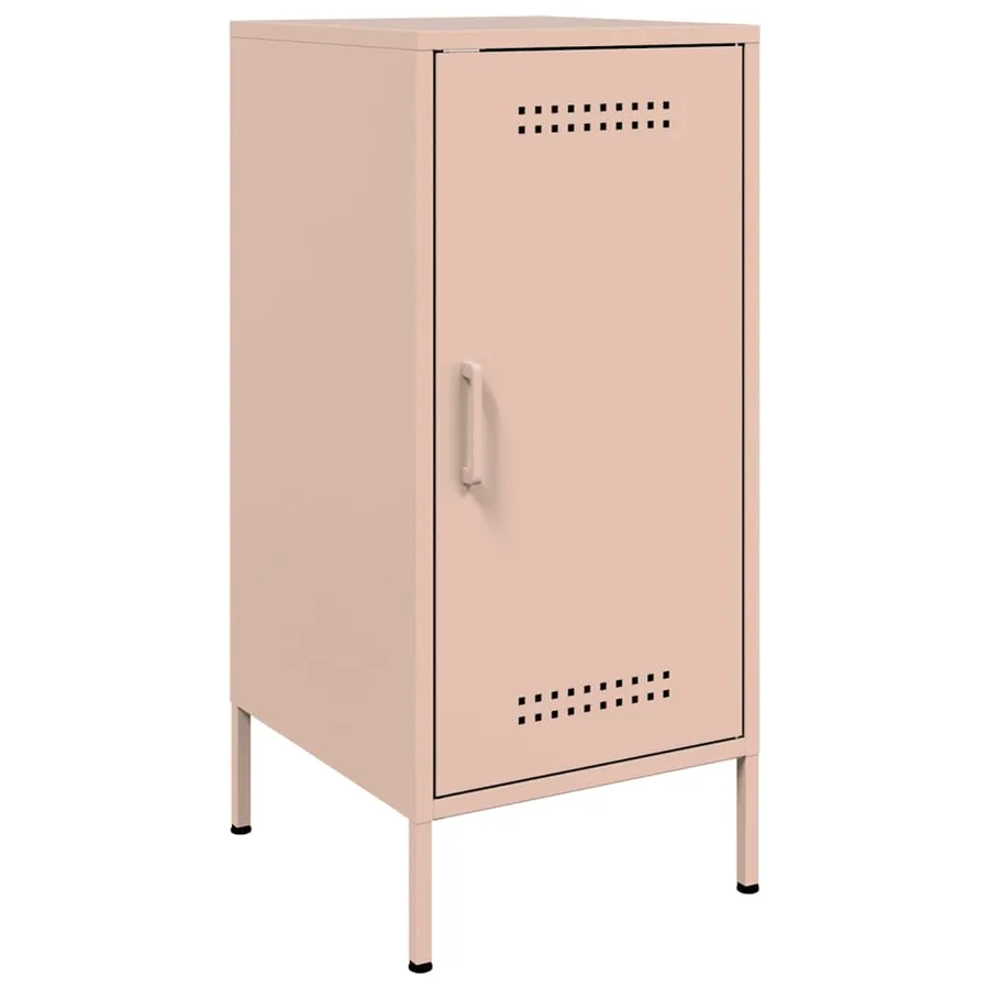 Buffet rose 36x39x79 cm acier - 2