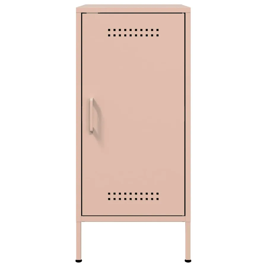 Buffet rose 36x39x79 cm acier - 6