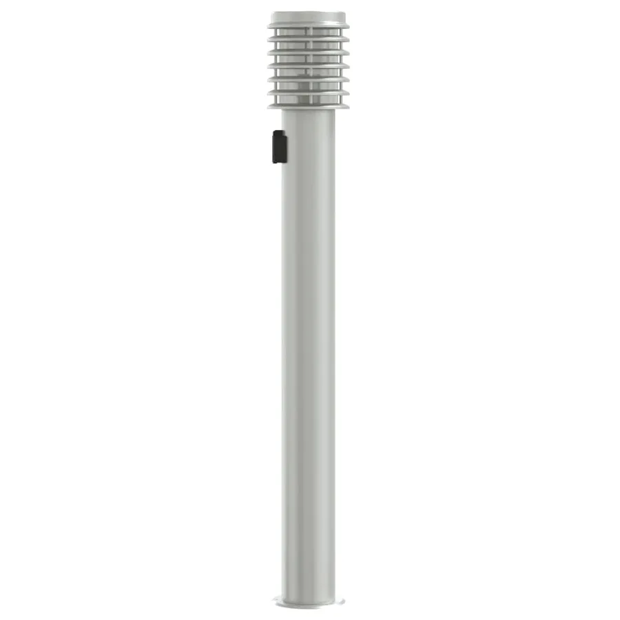 Lampadaires d'extérieur et sortie 3pcs argenté acier inoxydable - 5