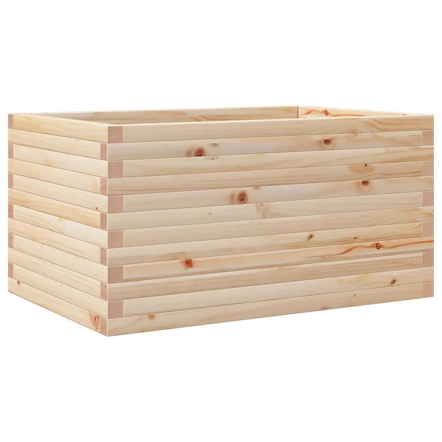 Jardinière 90x60x46 cm bois de pin massif - 7