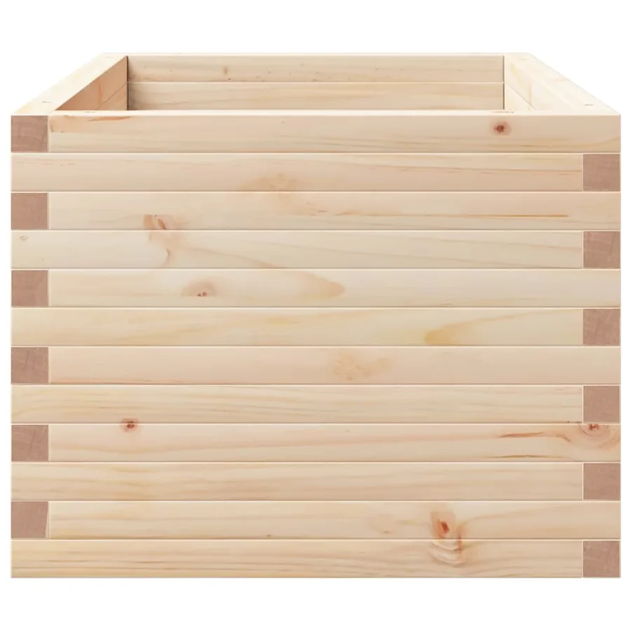 Jardinière 90x60x49,5 cm bois de pin massif - 6