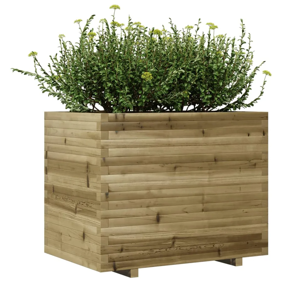 Jardinière 90x60x72,5 cm bois de pin imprégné - 4
