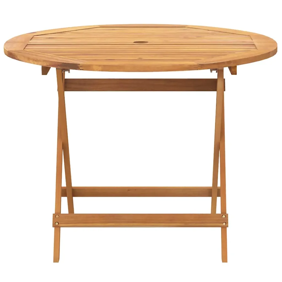 Ensemble à manger de jardin 5pcs noir polypropylène bois massif - 5