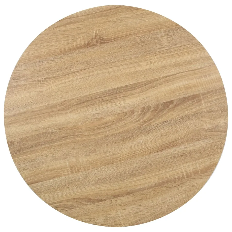 Table de bistro marron clair 80 cm MDF - 2