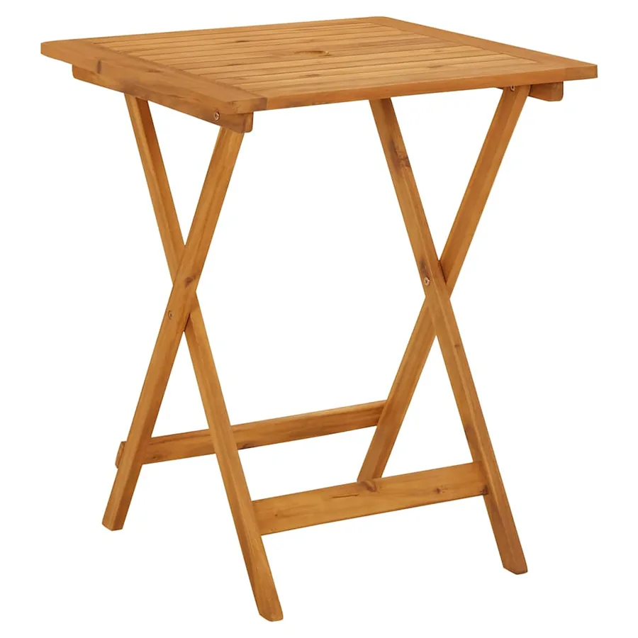 Ensemble de bistro 3 pcs gris polypropylène et bois massif - 5