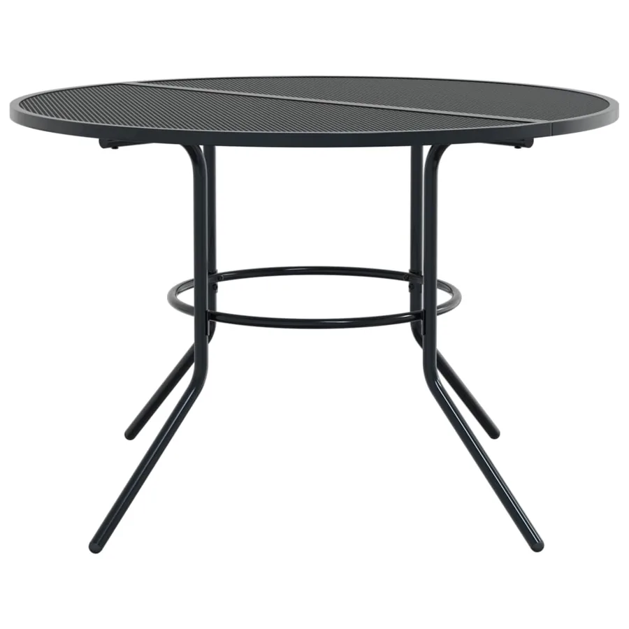 Ensemble de chaises de jardin inclinables 7 pcs anthracite - 6