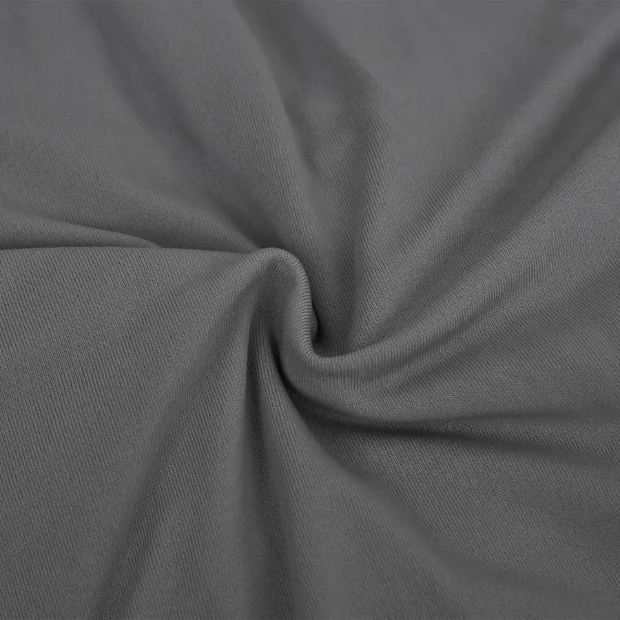 Housse extensible canapé 2places Anthracite Jersey de polyester - 4