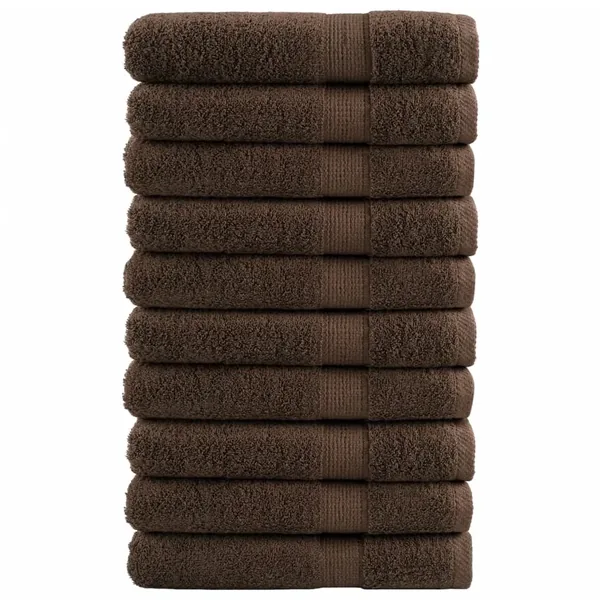Serviettes de sauna de qualité supérieure SOLUND 10 pcs marron