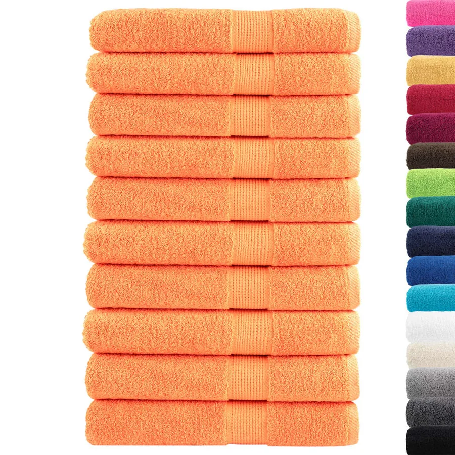 Serviettes de sauna de qualité supérieure SOLUND 10 pcs orange - 2