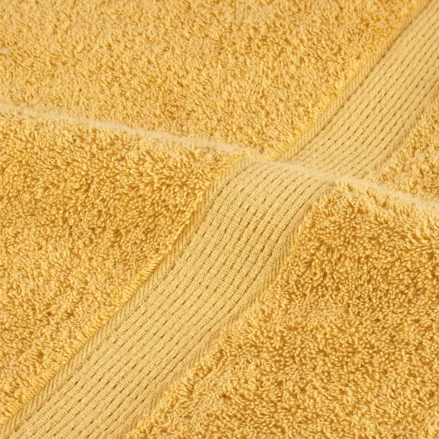 Serviettes de douche de qualité supérieure SOLUND 10 pcs doré - 6
