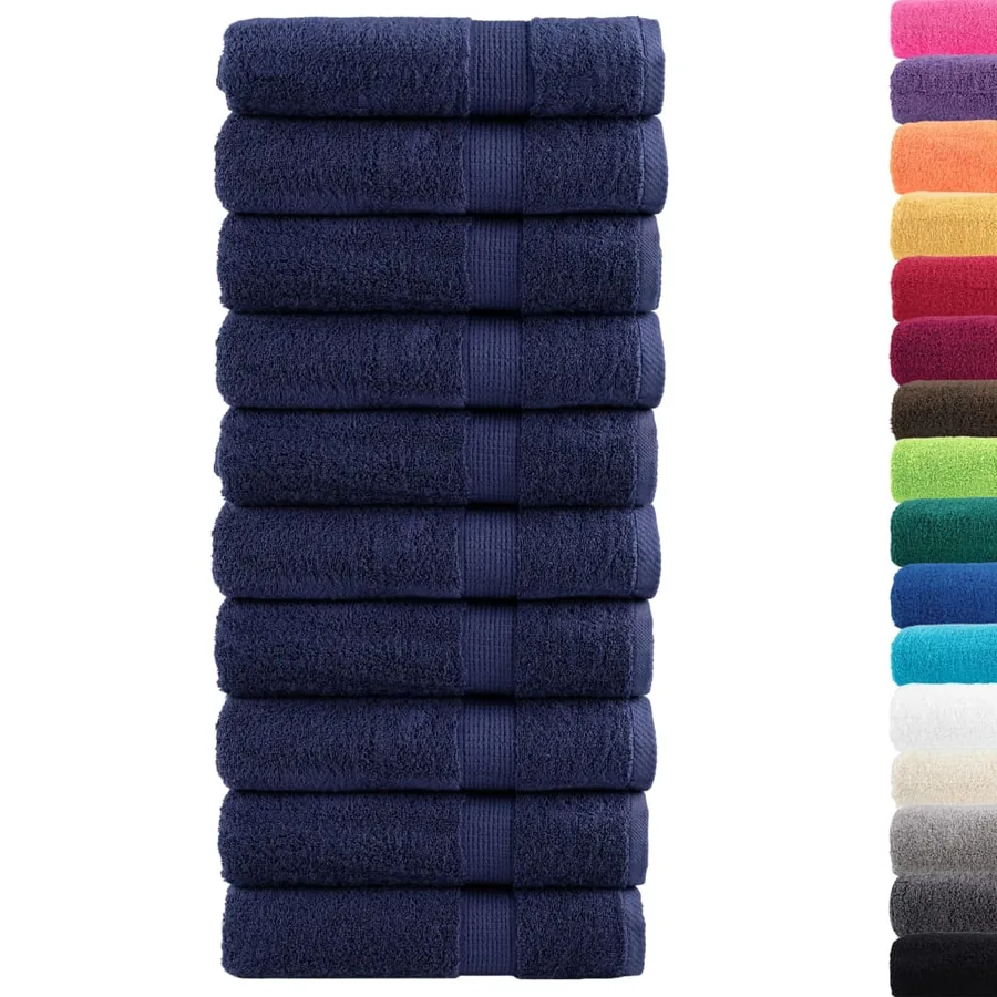Essuie-mains de qualité supérieure SOLUND 10 pcs bleu marine - 2