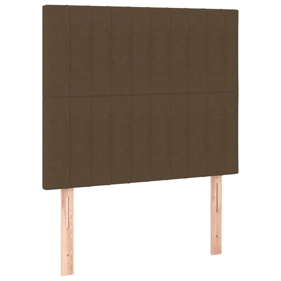 Sommier à lattes de lit avec matelas Marron foncé 120x200 cm - 5
