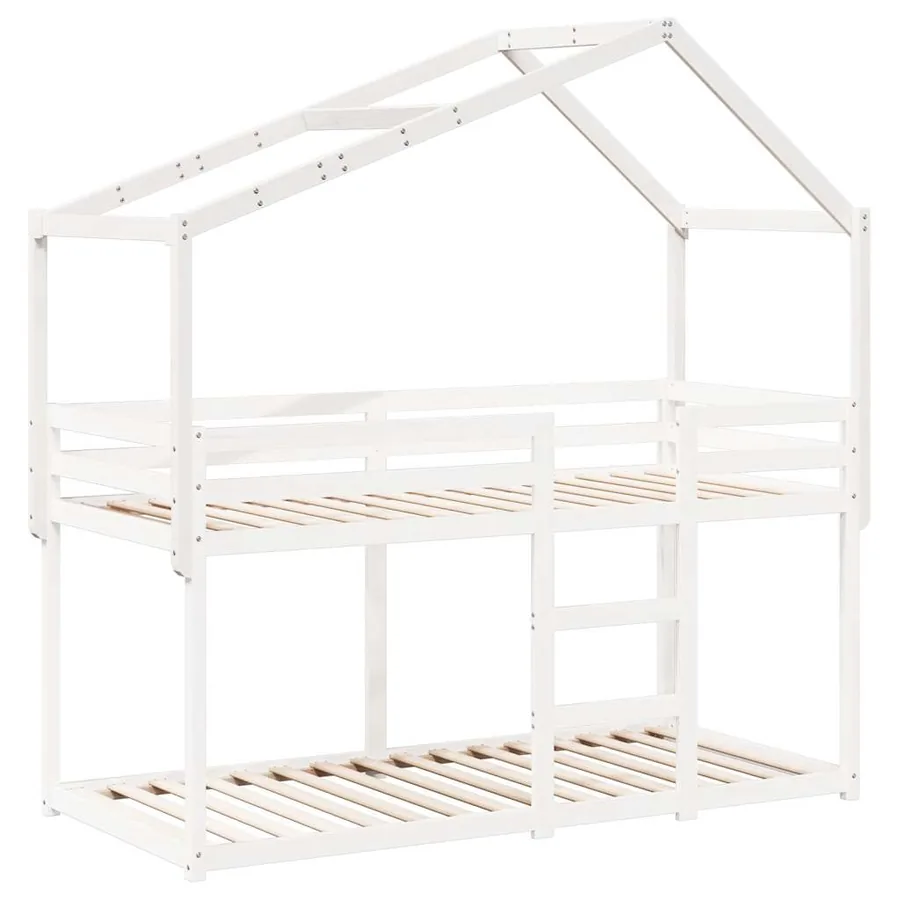 Toit de lit pour enfants 213x85,5x144,5 cm bois de pin massif - 3