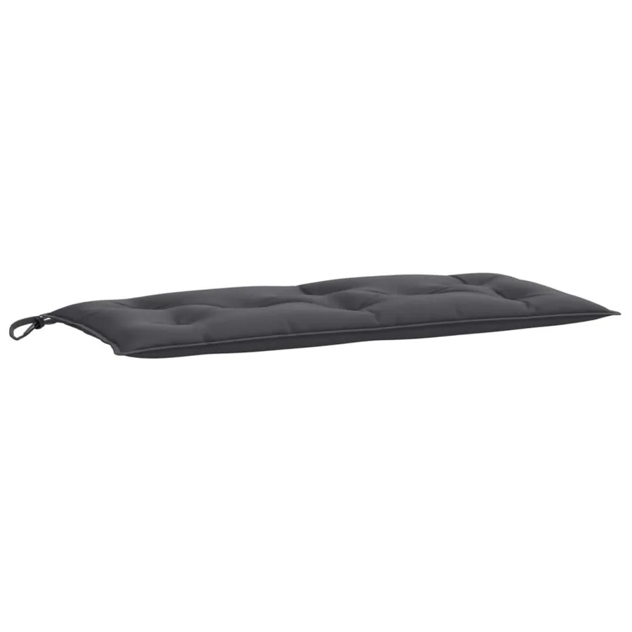 Coussins de banc de jardin lot de 2 anthracite mélangé tissu - 5