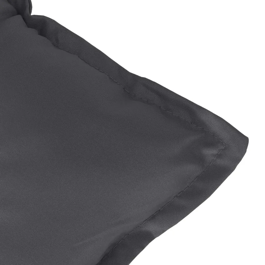 Coussins de banc de jardin lot de 2 anthracite mélangé tissu - 8