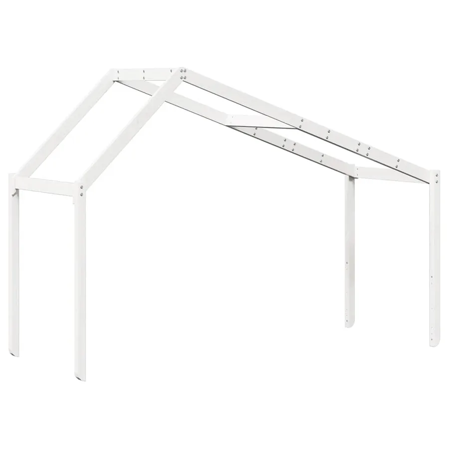 Toit de lit pour enfants 203x80,5x142 cm bois de pin massif - 6