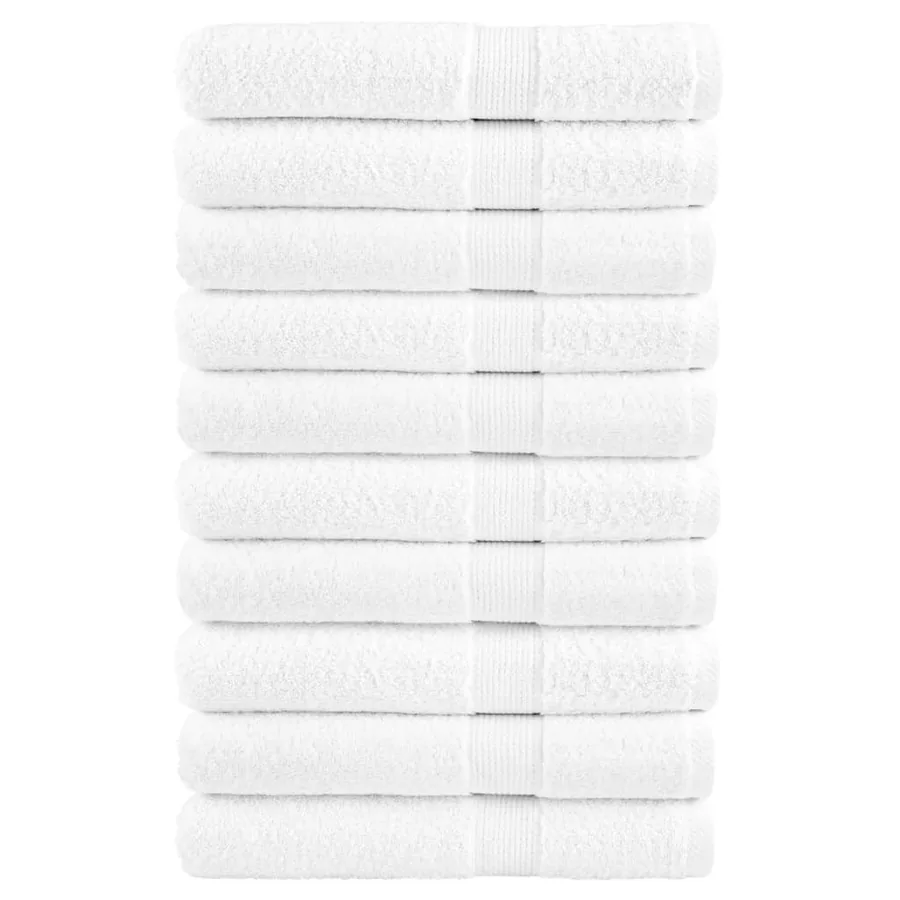 Serviettes de qualité supérieure SOLUND 10 pcs blanc 600 g/m²