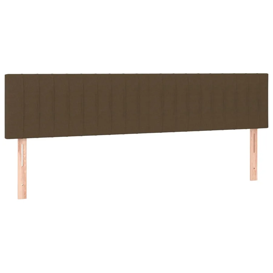 Sommier à lattes de lit avec matelas Marron foncé 200x200 cm - 6