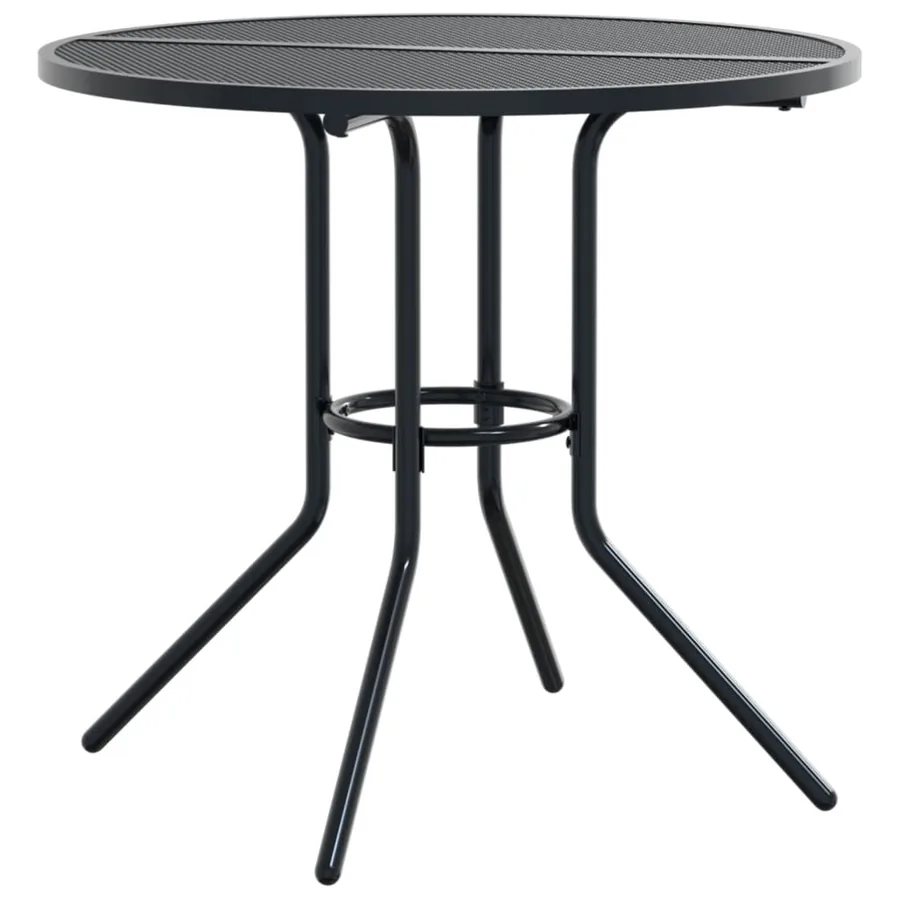 Ensemble de chaises de jardin empilables 3 pcs anthracite - 3