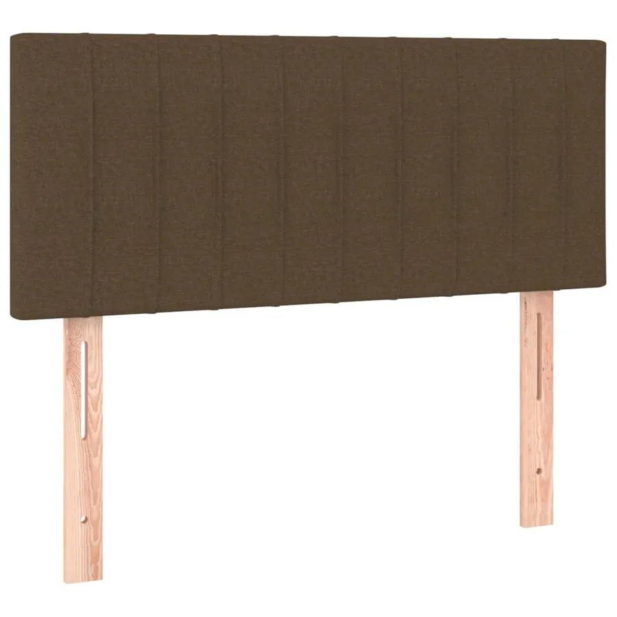 Sommier à lattes de lit avec matelas Marron foncé 90x200 cm - 6
