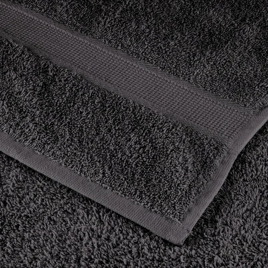 Serviettes de douche de qualité sup. SOLUND 4 pcs anthracite - 6