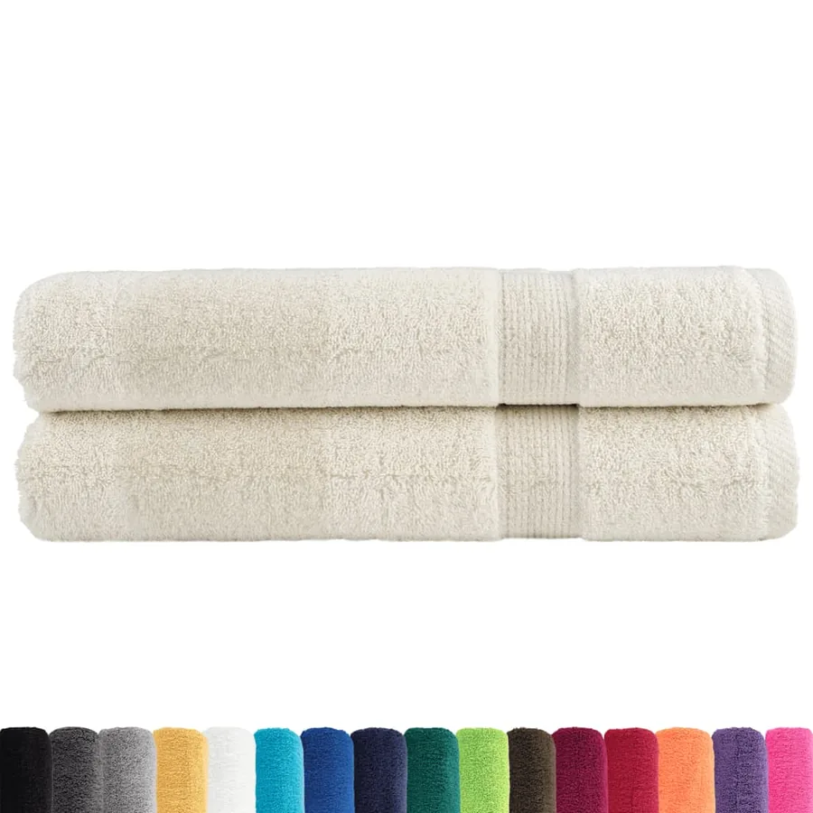 Serviettes de qualité supérieure SOLUND 2 pcs crème 600 g/m² - 2