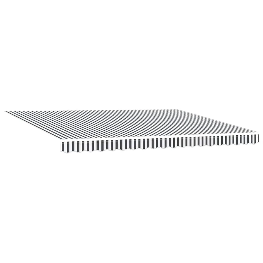 Auvent manuel rétractable avec LED anthracite blanc 450x300 cm - 6