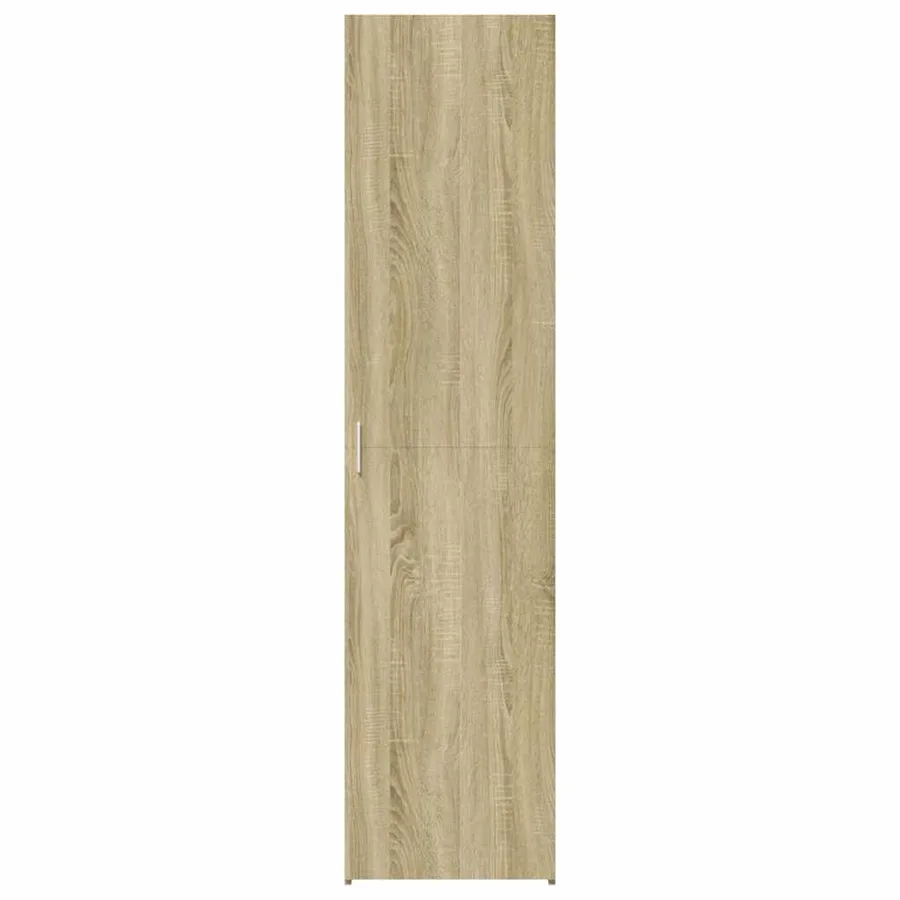 Buffet haut chêne sonoma 45x42,5x185 cm bois d'ingénierie - 3