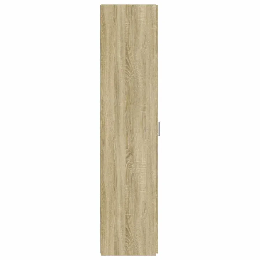 Buffet haut chêne sonoma 45x42,5x185 cm bois d'ingénierie - 5