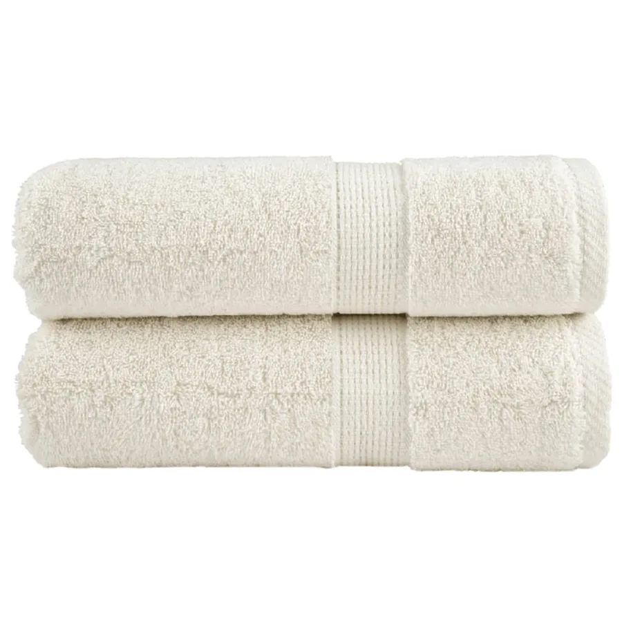 Serviettes d'invité de qualité supérieure SOLUND 2 pcs crème