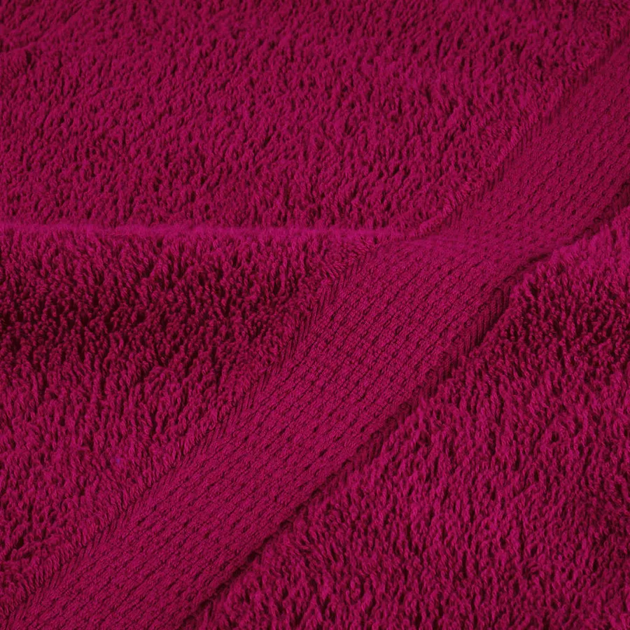 Serviettes de toilette premium SOLUND 4 pièces Bordeaux 30 x 30 cm 600 g/m² - 7