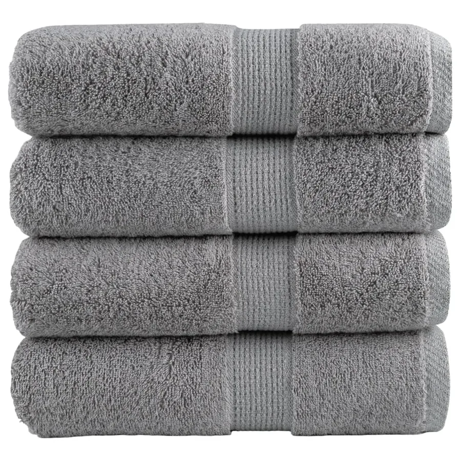 Serviettes d'invité de qualité supérieure SOLUND 4 pcs gris