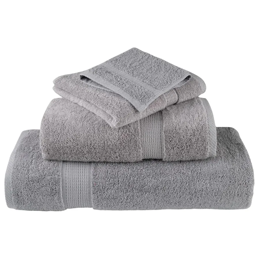 Serviettes d'invité de qualité supérieure SOLUND 4 pcs gris - 4