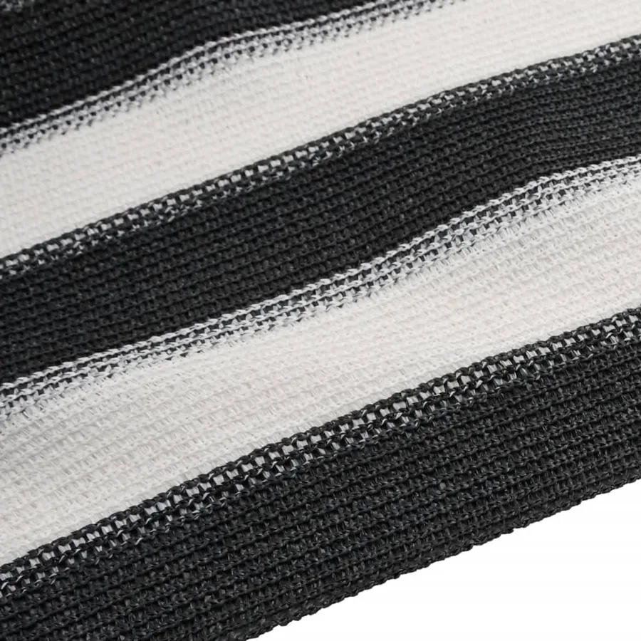 Filet brise-vue anthracite et blanc 1,2x50 m PEHD 75 g/m² - 5