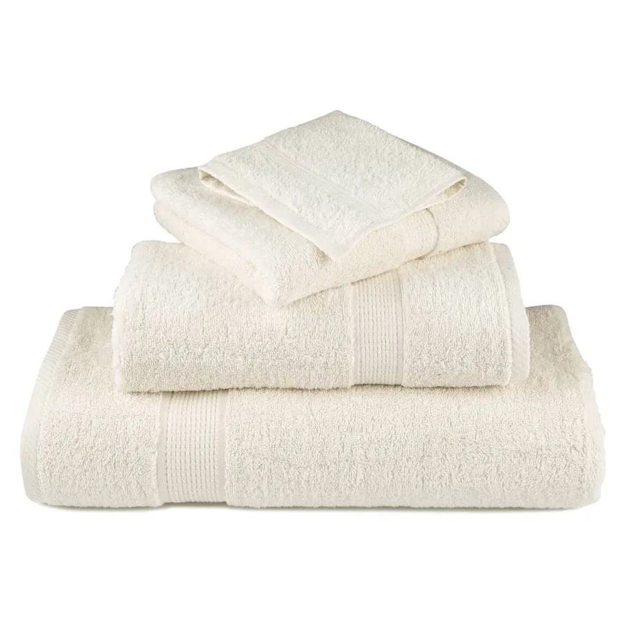 Serviettes d'invité de qualité supérieure SOLUND 10 pcs crème - 4