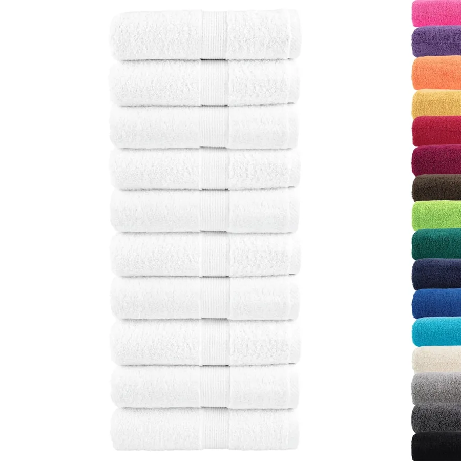Serviettes d'invité de qualité supérieure SOLUND 50 pcs blanc - 2