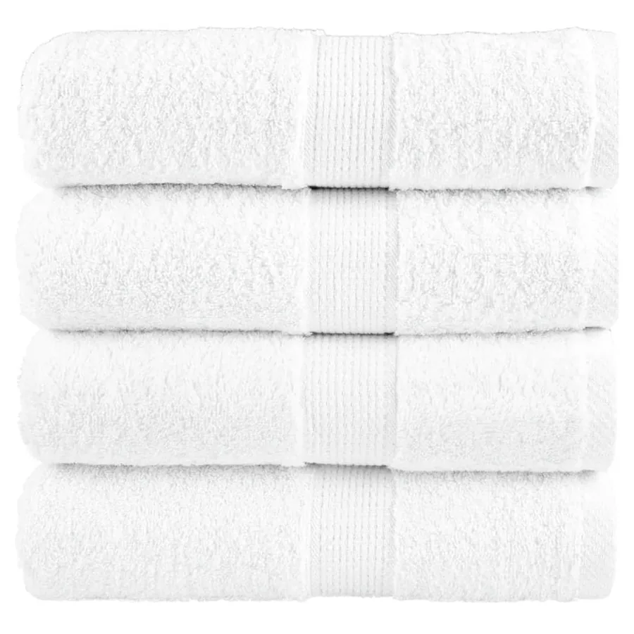 Serviettes d'invité de qualité supérieure SOLUND 4 pcs blanc