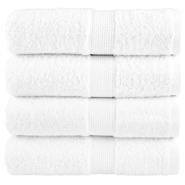 Serviettes d'invité de qualité supérieure SOLUND 4 pcs blanc