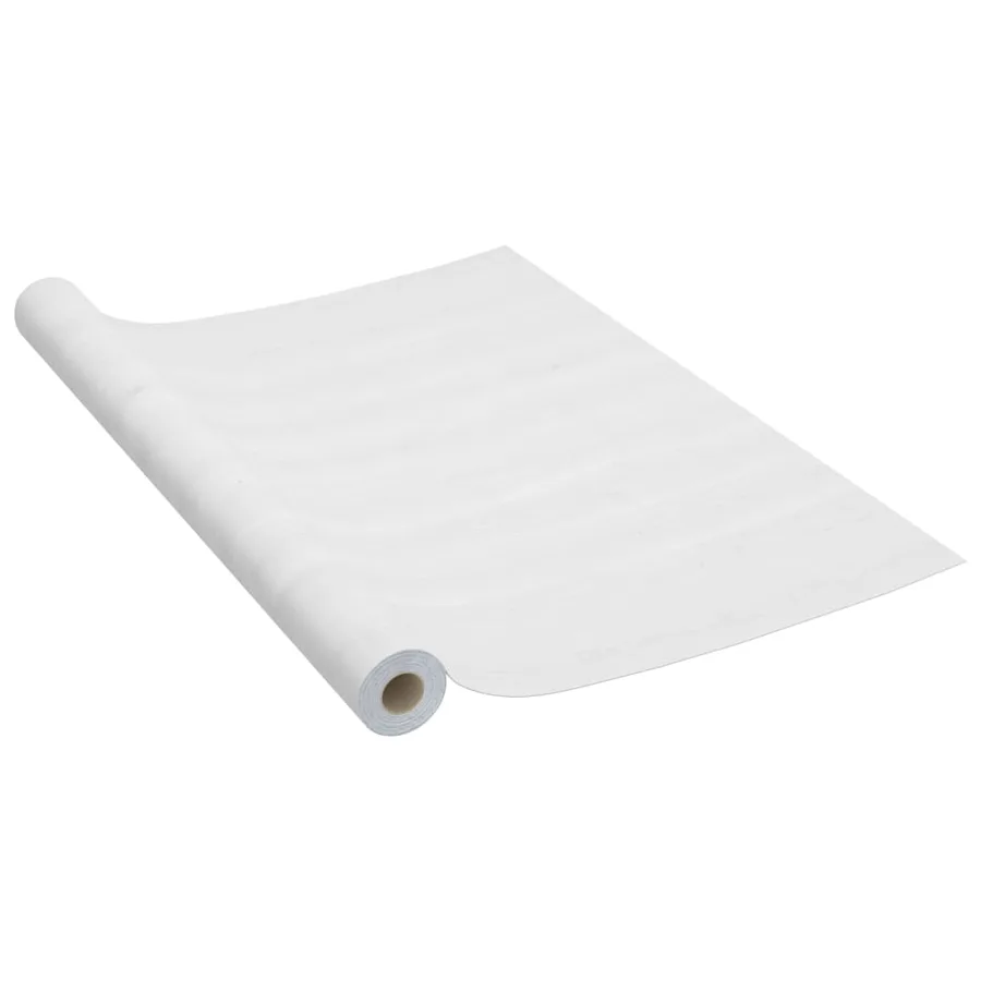 Films autoadhésifs pour portes 4 pcs Bois blanc 210x90 cm PVC - 3