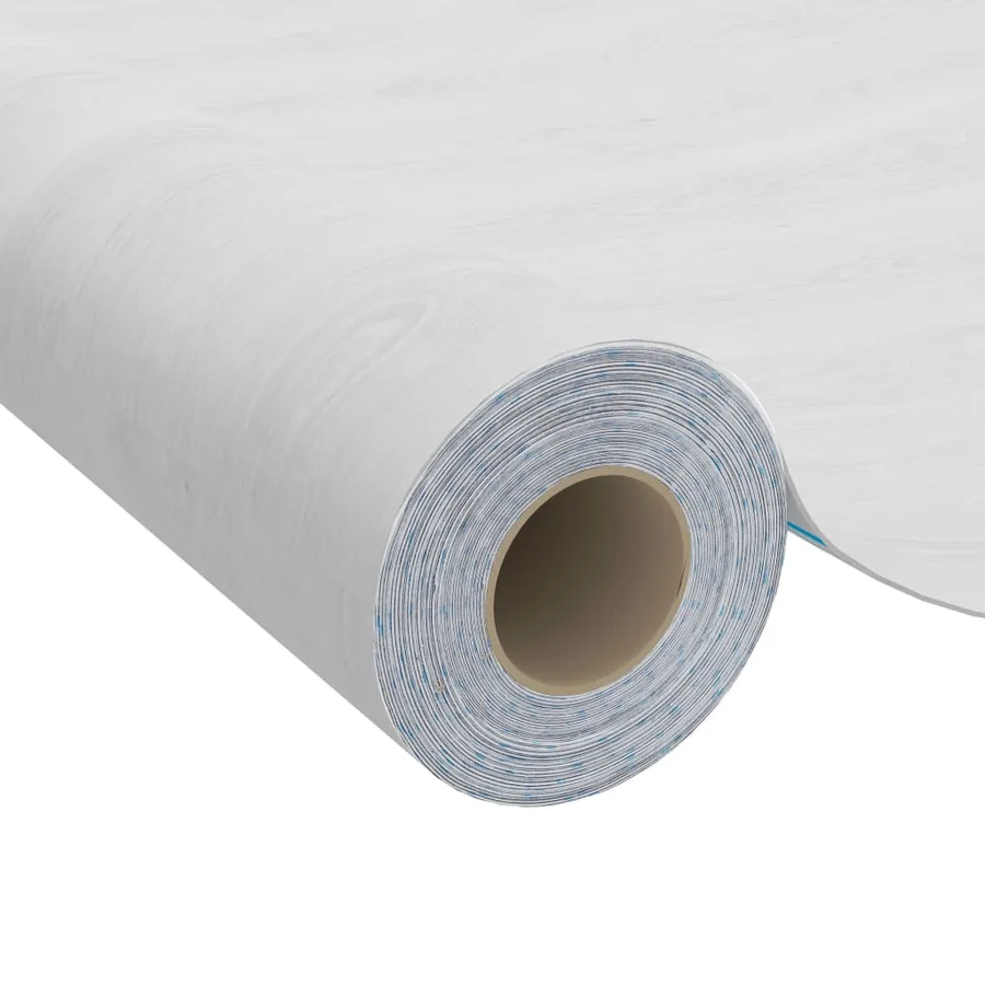 Films autoadhésifs pour portes 4 pcs Bois blanc 210x90 cm PVC - 4